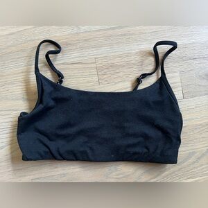 Vuori Halo Essential Bra Black heather M adjustable straps light support